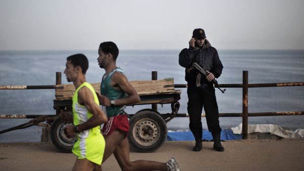 Maraton w Strefie Gazy w 2011 r.