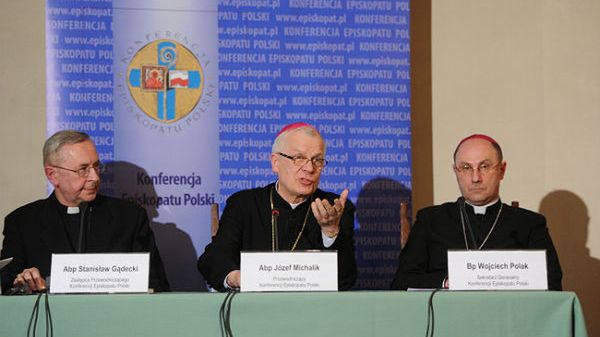 Abp Stanisław Gądecki, abp Józef Michalik i bp Wojciech Polak
