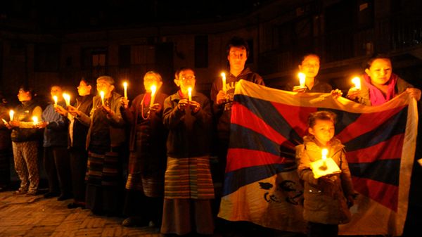 Tybetańscy uchodźcy w Katmandu (Nepal)