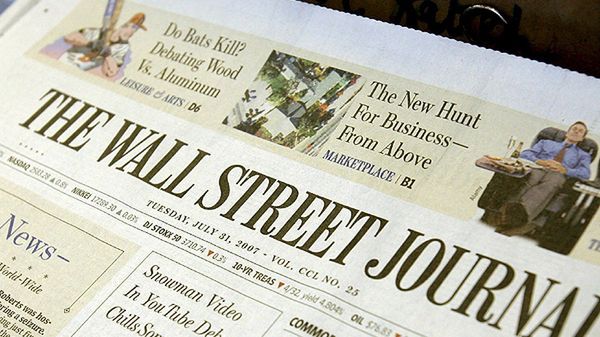 Egzemplarz "Wall Street Journal"