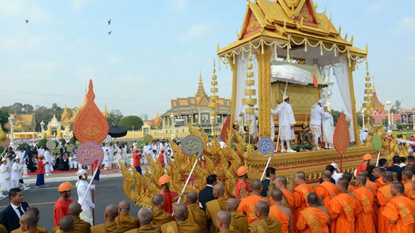 Uroczystości pogrzebowe króla Sihanouka