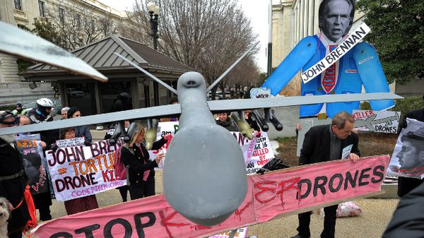 Protest przeciwko użyciu dronów, Waszyngton