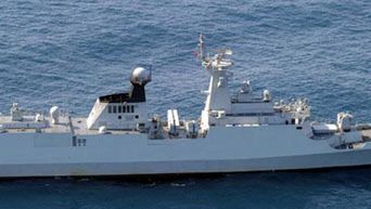Chińska fregata, która miała namierzać japońskie jednostki