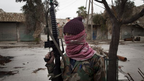 Syryjski rebeliant, Aleppo