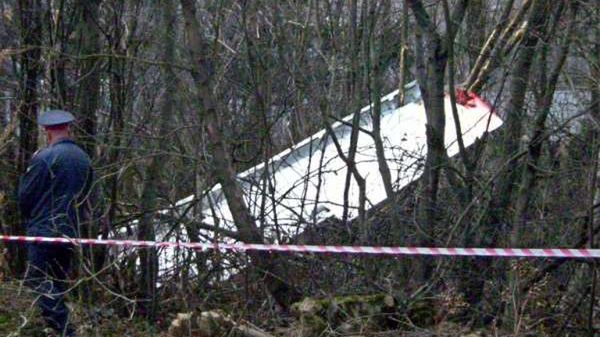 Miejsce katastrofy prezydenckiego Tu-154M