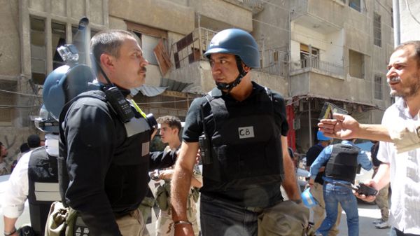 Inspektorzy ONZ w Syrii, sierpień 2013 r.