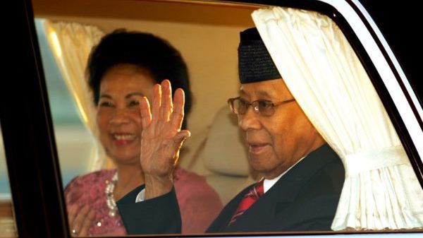 Abdul Halim Muadzam Shah z żoną