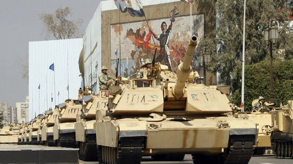 Czołgi amerykańskiej konstrukcji M1 Abrams w egipskich siłach zbrojnych
