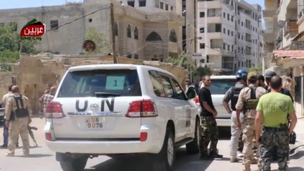 Eksperci ONZ na przedmieściach Damaszku