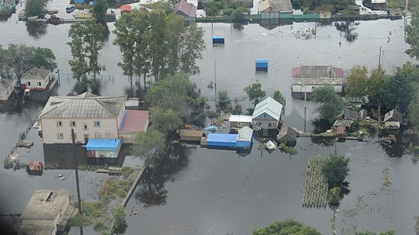Jedna z miejscowości poszkodowanych podczas powodzi