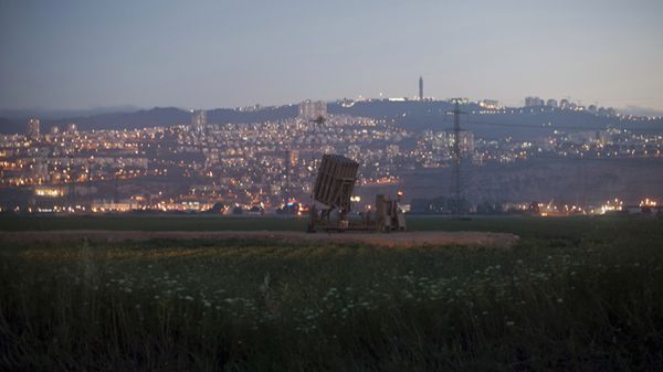 Bateria systemu przeciwrakietowego Żelazna Kopuła na północy Izraela