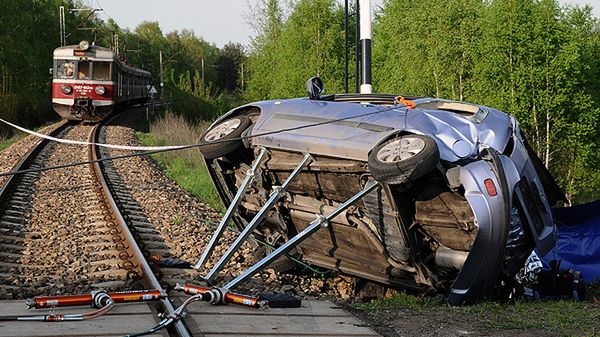 Miejsce, w którym doszło do wypadku