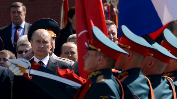 Władimir Putin podczas rocznicowych obchodów