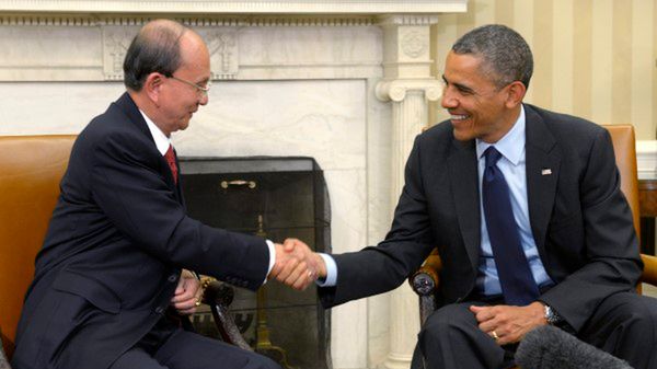 Thein Sein i Barack Obama