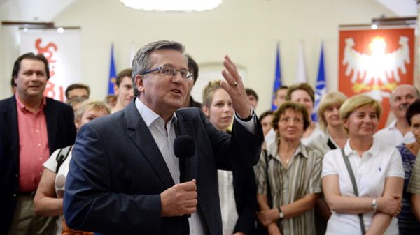 Prezydent Bronisław Komorowski podczas Nocy Muzeów