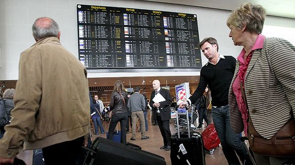 Lotnisko w Zaventem w Belgii
