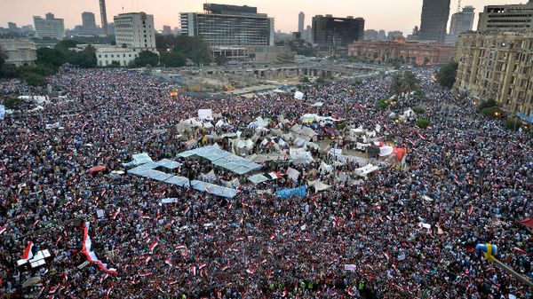 Manifestacje na Placu Tahrir