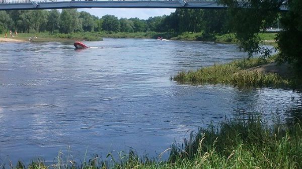 Poszukiwania mężczyzny w nurtach Warty