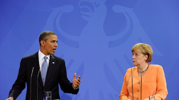 Barack Obama i Angela Merkel