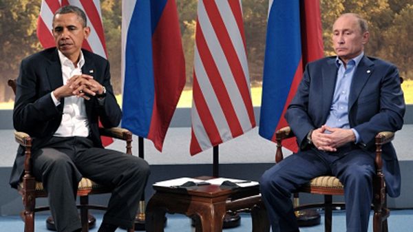 Barack Obama i Władimir Putin