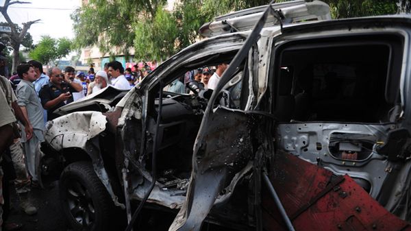 Wrak samochodu, w którym zginął szef prezydenckiej ochrony