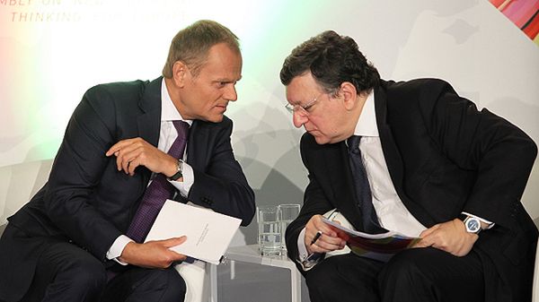 Donald Tusk i Jose Manuel Barroso