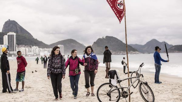 Uroczystości zostały przeniesione na plażę Copacabana