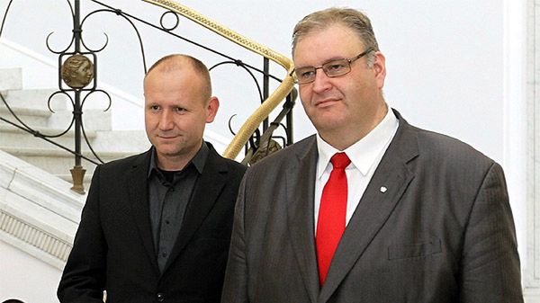 Dariusz Barski i Bogdan Święczkowski