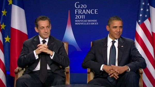 Obama i Sarkozy wspólnie udzielają wywiadu