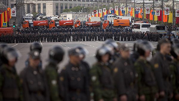 Porządku na ulicach Moskwy pilnuje ok. 14 tys. policjantów
