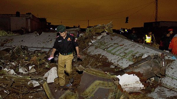 Zdjęcie z miejsca katastrofy