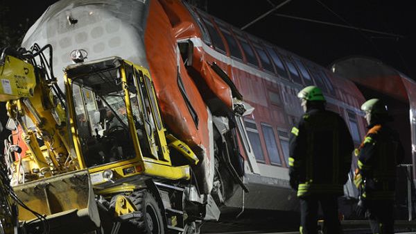 Wypadek kolejowy w Niemczech
