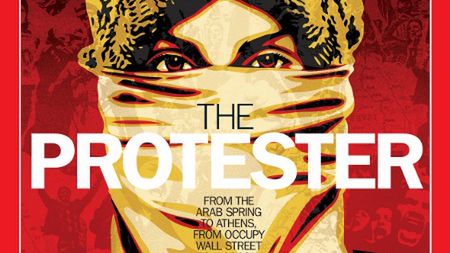 Okładka z nagrodzoną przez magazyn "osobą"