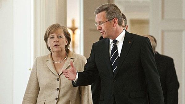 Angela Merkel i Christian Wulff