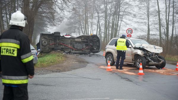 Wypadek na drodze krajowej nr 72