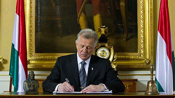 Prezydent Węgier Pal Schmitt
