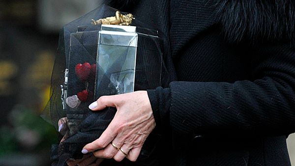 Wdowa po Havlu, Dagmar Veszkrnova złożyła prochy do grobu.