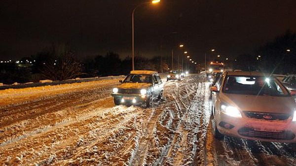 Warunki jazdy są bardzo trudne