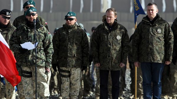 Donald Tusk w Ghazni