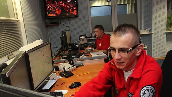 Noworoczny dyżur pogotowia w Krakowie - zdjęcie z 1 stycznia 2012