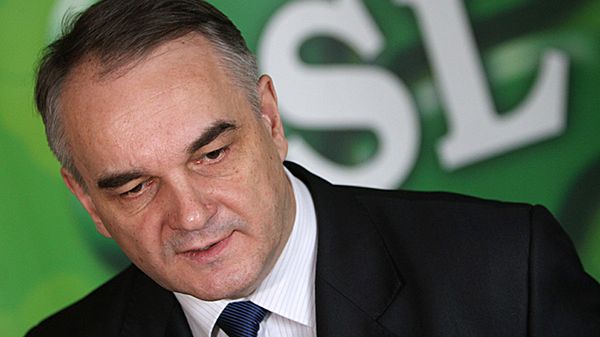 Prezes PSL, wicepremier Waldemar Pawlak.