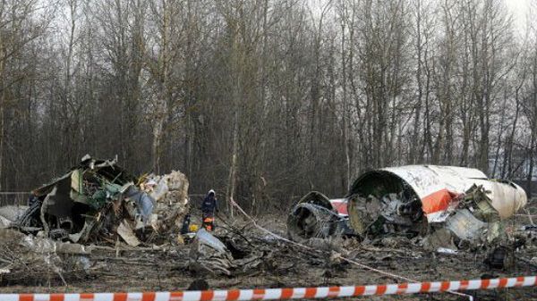 Wrak rządowego TU-154M pod Smoleńskiem