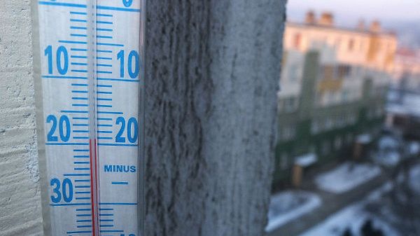 Prawie minus 20 stopni Celsjusza pokazywały termometry w Przemyślu
