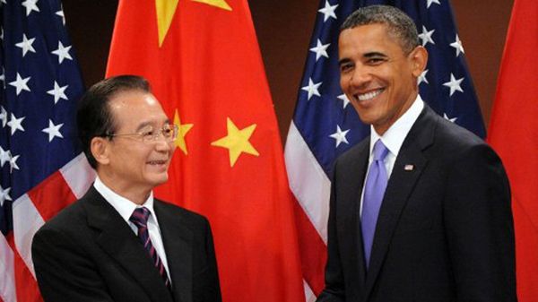 Premier Wen Jiabao i prezydent Barack Obama