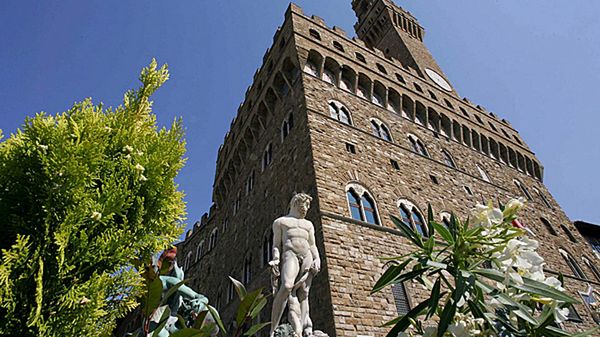 We florenckim Palazzo Vecchio badacz znalazł ślady farby