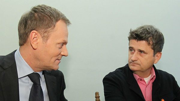 Donald Tusk i Janusz Palikot