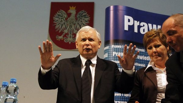 Jarosław Kaczyński na spotkaniu z mieszkańcami Zagłębia