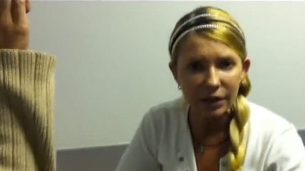 Kadr z nagrania wykonanego w szpitalu w Charkowie