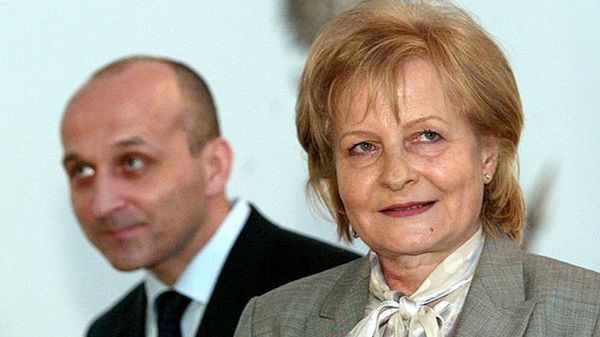 Zyta Gilowska - na archiwalnym zdjęciu z 2006 r. minister finansów w rządzie Kazimierza Marcinkiewicza