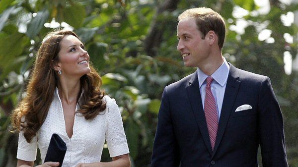 Książę William z żoną Kate